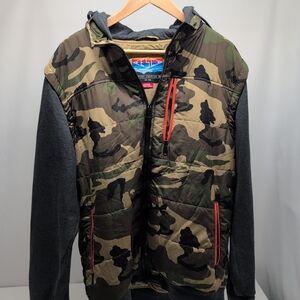 Camouflage Kids Jacket with Hood